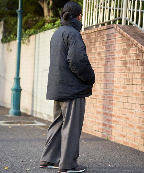 VENCEEXCHANGE（ヴァンスエクスチェンジ）の「【ユニセックス】ポリタスラン中わたハーフジャケット（ダウンジャケット/コート・メンズ・ライトグレー/チャコールグレー/ブラック・M/L/LL）」の17枚目の写真