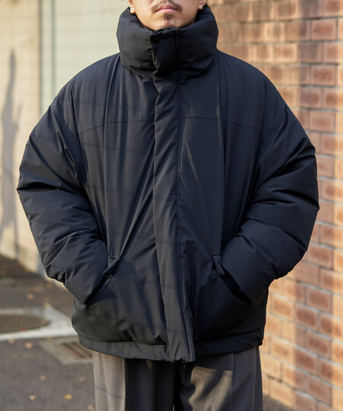 VENCEEXCHANGE（ヴァンスエクスチェンジ）の「【ユニセックス】ポリタスラン中わたハーフジャケット（ダウンジャケット/コート・メンズ・ライトグレー/チャコールグレー/ブラック・M/L/LL）」の5枚目の写真