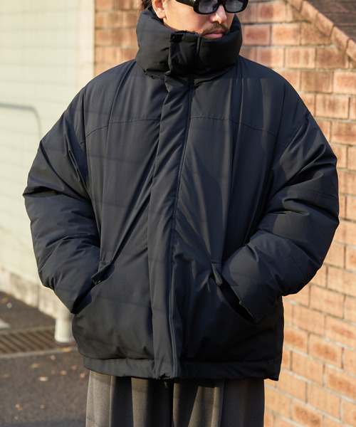 VENCEEXCHANGE（ヴァンスエクスチェンジ）の「【ユニセックス】ポリタスラン中わたハーフジャケット（ダウンジャケット/コート・メンズ・ライトグレー/チャコールグレー/ブラック・M/L/LL）」の6枚目の写真