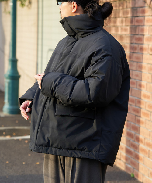 VENCEEXCHANGE（ヴァンスエクスチェンジ）の「【ユニセックス】ポリタスラン中わたハーフジャケット（ダウンジャケット/コート・メンズ・ライトグレー/チャコールグレー/ブラック・M/L/LL）」の8枚目の写真