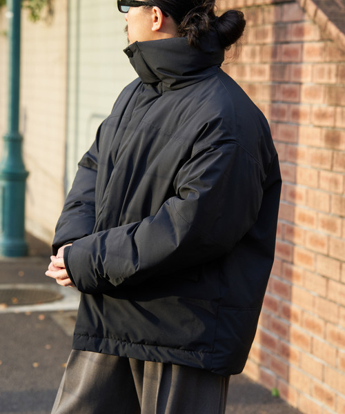 VENCEEXCHANGE（ヴァンスエクスチェンジ）の「【ユニセックス】ポリタスラン中わたハーフジャケット（ダウンジャケット/コート・メンズ・ライトグレー/チャコールグレー/ブラック・M/L/LL）」の9枚目の写真