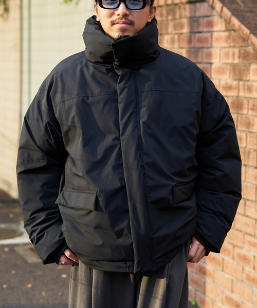 VENCEEXCHANGE（ヴァンスエクスチェンジ）の「【ユニセックス】ポリタスラン中わたハーフジャケット（ダウンジャケット/コート・メンズ・ライトグレー/チャコールグレー/ブラック・M/L/LL）」の13枚目の写真