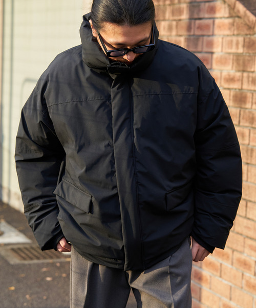 VENCEEXCHANGE（ヴァンスエクスチェンジ）の「【ユニセックス】ポリタスラン中わたハーフジャケット（ダウンジャケット/コート・メンズ・ライトグレー/チャコールグレー/ブラック・M/L/LL）」の14枚目の写真