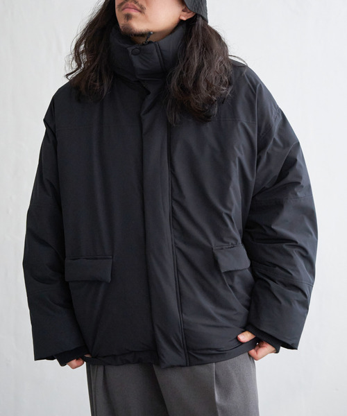 セール】【ユニセックス】ポリタスラン中わたハーフジャケット（ダウン