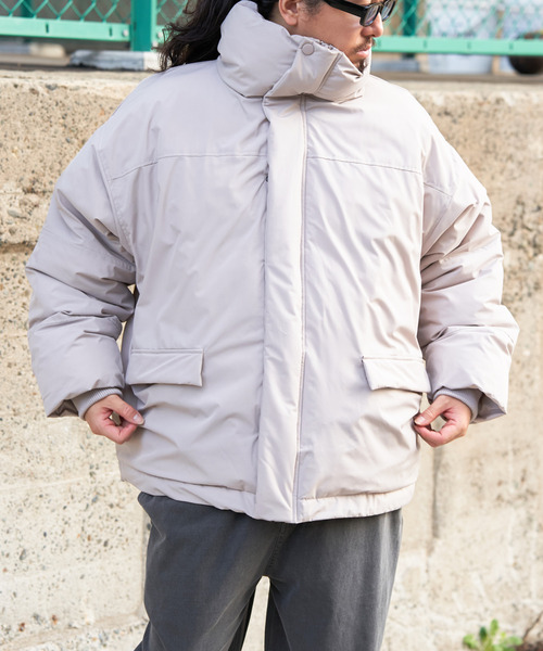 VENCEEXCHANGE（ヴァンスエクスチェンジ）の「【ユニセックス】ポリタスラン中わたハーフジャケット（ダウンジャケット/コート・メンズ・ライトグレー/チャコールグレー/ブラック・M/L/LL）」の21枚目の写真