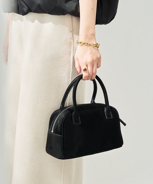 LE TALON（ルタロン）の「LE TALON ミニマムミニボストン（ボストンバッグ・レディース・ブラウン/ブラック・FREE）」の2枚目の写真