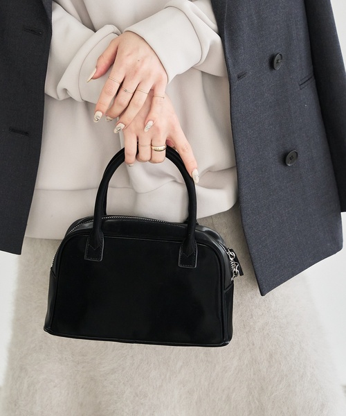 LE TALON（ルタロン）の「LE TALON ミニマムミニボストン（ボストンバッグ・レディース・ブラウン/ブラック・FREE）」の18枚目の写真