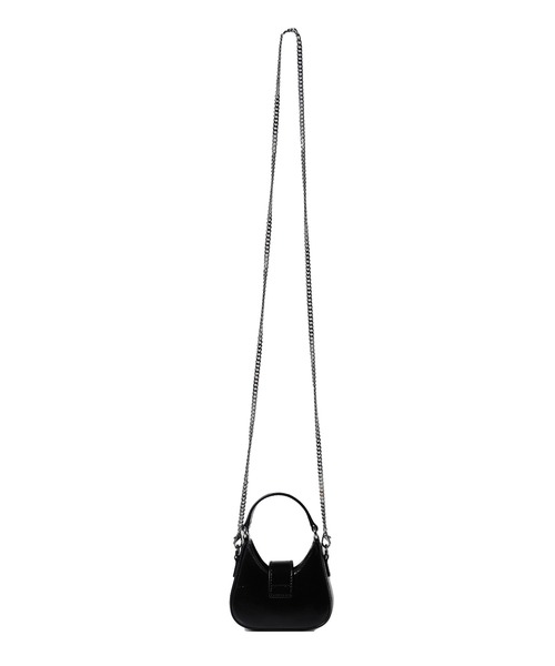 NUBIAN(ヌビアン)の「RIBBON MINI HOBO BAG(ショルダーバッグ・レディース・シルバー系その他/ブラック・ONE SIZE)」の7枚目の写真