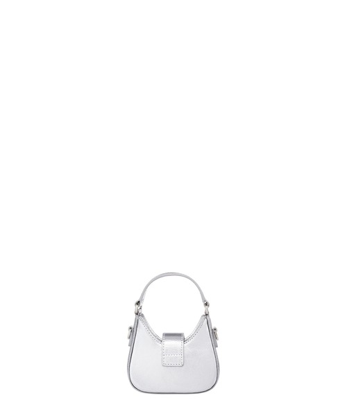 NUBIAN(ヌビアン)の「RIBBON MINI HOBO BAG(ショルダーバッグ・レディース・シルバー系その他/ブラック・ONE SIZE)」の8枚目の写真