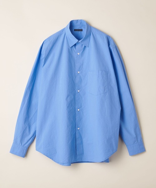 UNITED ARROWS（ユナイテッドアローズ）の「【マルチサイズ】タイプライター ワイドフォルム レギュラーカラーシャツ（シャツ/ブラウス・メンズ・オフホワイト/ネイビー/ベージュ/ブラック/ライトブルー/ホワイト/ピンク/ライム・マルチサイズ）」の6枚目の写真