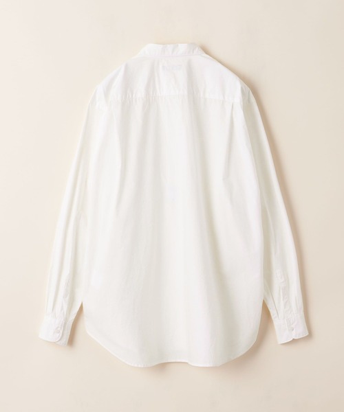 UNITED ARROWS（ユナイテッドアローズ）の「【マルチサイズ】タイプライター ワイドフォルム レギュラーカラーシャツ（シャツ/ブラウス・メンズ・オフホワイト/ネイビー/ベージュ/ブラック/ライトブルー/ホワイト/ピンク/ライム・マルチサイズ）」の16枚目の写真