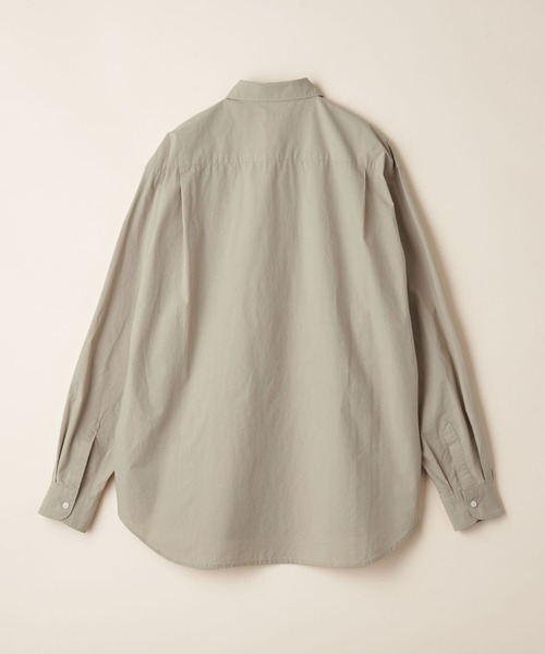 UNITED ARROWS（ユナイテッドアローズ）の「【マルチサイズ】タイプライター ワイドフォルム レギュラーカラーシャツ（シャツ/ブラウス・メンズ・オフホワイト/ネイビー/ベージュ/ブラック/ライトブルー/ホワイト/ピンク/ライム・マルチサイズ）」の22枚目の写真