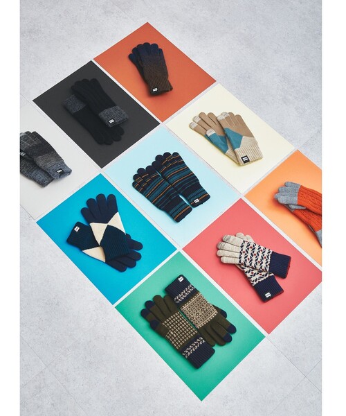 green label relaxing（グリーンレーベルリラクシング）の「＜EVOLG＞MIRAGE グローブ -タッチスクリーン対応-（手袋・メンズ・ネイビー・FREE）」の2枚目の写真