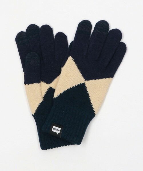green label relaxing（グリーンレーベルリラクシング）の「＜EVOLG＞MIRAGE グローブ -タッチスクリーン対応-（手袋・メンズ・ネイビー・FREE）」の4枚目の写真