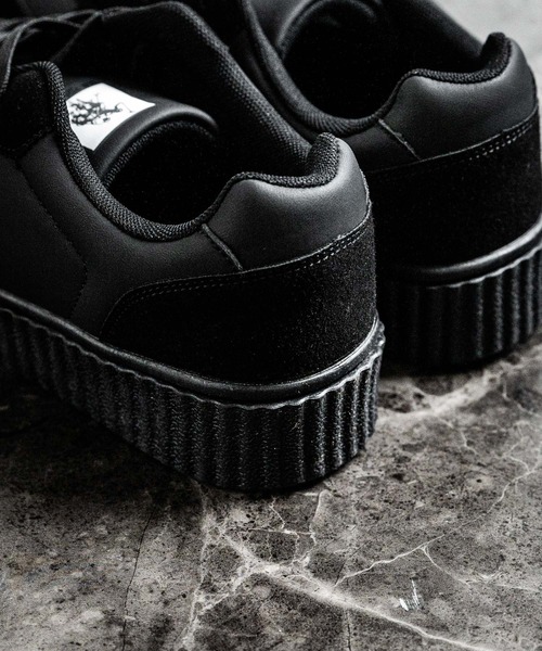 U.S. POLO ASSN. ユーエスポロアッスン 厚底ボリュームソールコンビネーションレースアップスニーカー（スニーカー）｜U.S. POLO ASSN.（ユーエスポロアッスン）