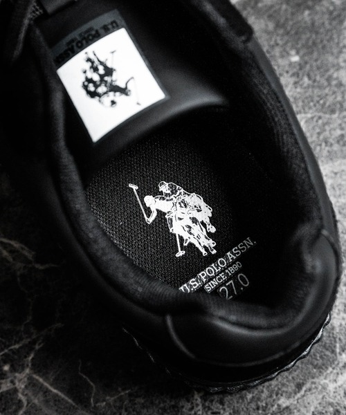 U.S. POLO ASSN. ユーエスポロアッスン 厚底ボリュームソールコンビネーションレースアップスニーカー（スニーカー）｜U.S. POLO ASSN.（ユーエスポロアッスン）