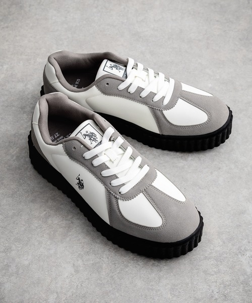 新色追加 U.S. POLO ASSN. ユーエスポロアッスン 厚底ボリュームソール