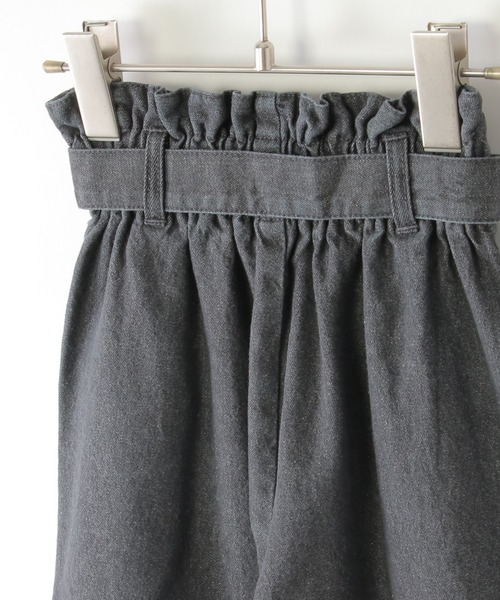 ikka(イッカ)の「【メディア紹介商品】ベルト付きデニムワイドパンツ(120~160cm)(デニムパンツ・キッズ・ブルー/グレー・120/130/140/150/160)」の7枚目の写真