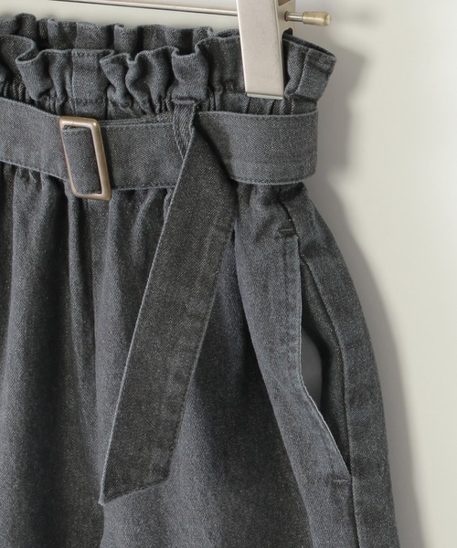 ikka(イッカ)の「【メディア紹介商品】ベルト付きデニムワイドパンツ(120~160cm)(デニムパンツ・キッズ・ブルー/グレー・120/130/140/150/160)」の9枚目の写真