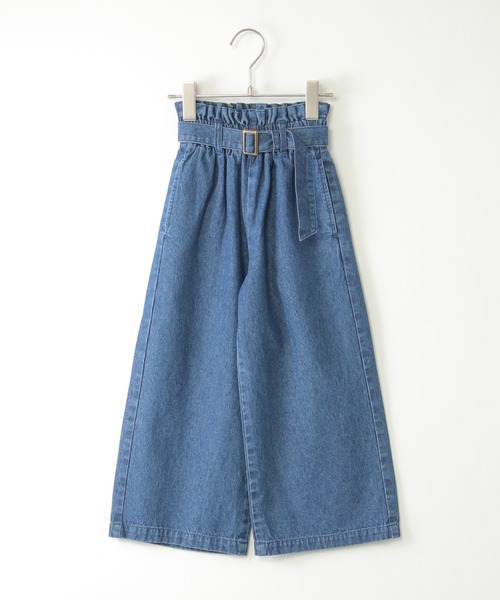 ikka(イッカ)の「【メディア紹介商品】ベルト付きデニムワイドパンツ(120~160cm)(デニムパンツ・キッズ・ブルー/グレー・120/130/140/150/160)」の12枚目の写真