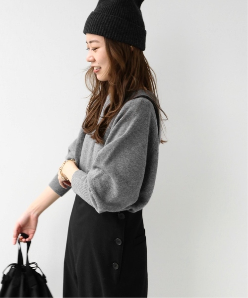 JOURNAL STANDARD relume(ジャーナルスタンダード レリューム)の「《追加2》ウールミックス2wayビッグプルオーバー(ニット/セーター・レディース・チャコールグレー/グレー/アイボリー/ライトグレー/モスグリーン/レッド・FREE)」の15枚目の写真