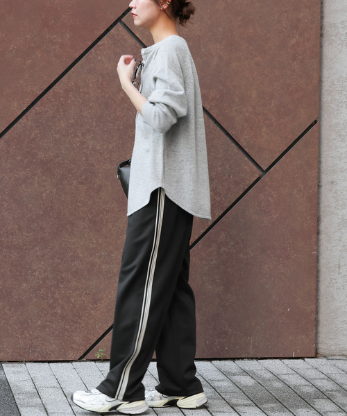 JOURNAL STANDARD relume(ジャーナルスタンダード レリューム)の「《追加2》ウールミックス2wayビッグプルオーバー(ニット/セーター・レディース・チャコールグレー/グレー/アイボリー/ライトグレー/モスグリーン/レッド・FREE)」の20枚目の写真