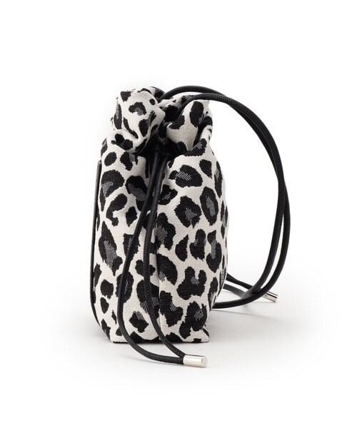 OPAQUE.CLIP（オペークドットクリップ）の「◆【長さ調整可能】サイドドロストミニショルダーバッグ（ショルダーバッグ・レディース・ブラック/シルバー/ブラック系・00）」の10枚目の写真