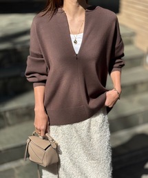 Emma Taylor（エマテイラー）の「【春ニット】フロント2wayニットプルオーバー（ニット/セーター）」