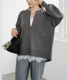 STYLEDOOR（スタイルドア）の「【春ニット】フロント2wayニットプルオーバー（ニット/セーター）」