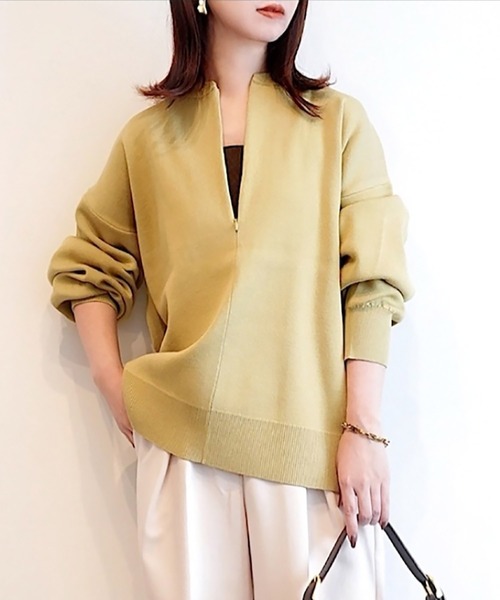 【2023年秋冬 新作】2way 長袖ニットプルオーバー 2023年秋冬 新作】2way 長袖ニットプルオーバー 2023年秋冬 新作】2way