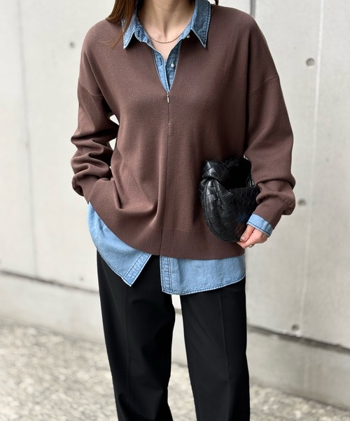 セール】フロント2wayニットプルオーバー（ニット/セーター）｜Emma