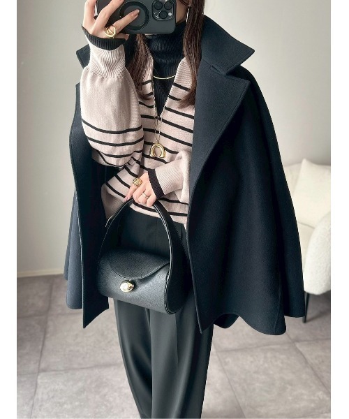 フロント2wayニットプルオーバー（ニット/セーター）｜Emma Taylor