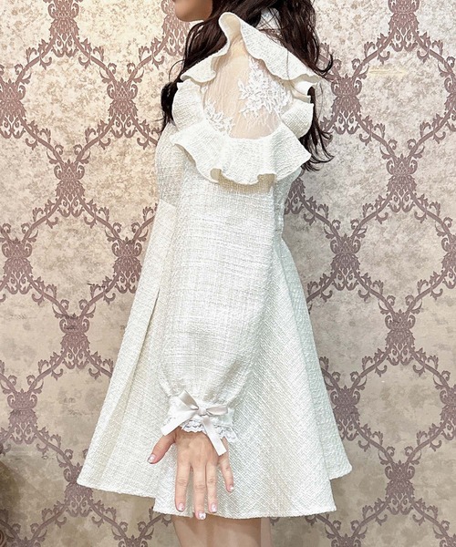 ダブルリボンツイードワンピース（ワンピース）｜ROJITA（ロジータ）