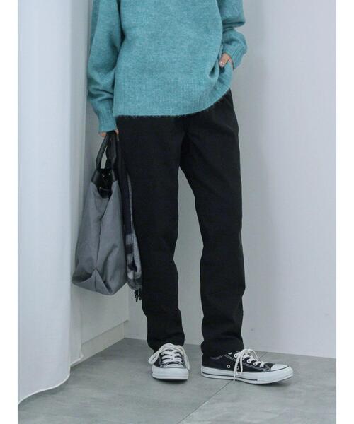 Samansa Mos2 blue（サマンサモスモスブルー）の「裏起毛ストレッチパンツ（その他パンツ・レディース・ネイビー/チャコールグレー/ブラック/モカ・F）」の21枚目の写真