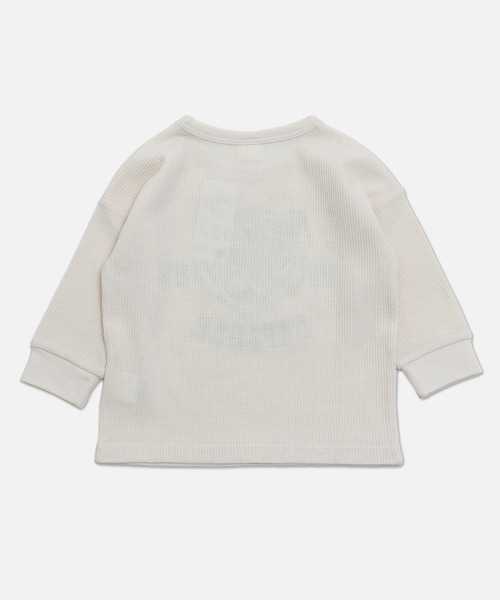 chil2(チルツー)の「ワッフルプリント長袖Tシャツ(Tシャツ/カットソー・キッズ・A/B/C/D/E/F/G/H/I/J・80cm/90cm/110cm/100cm/120cm/130cm/140cm)」の12枚目の写真