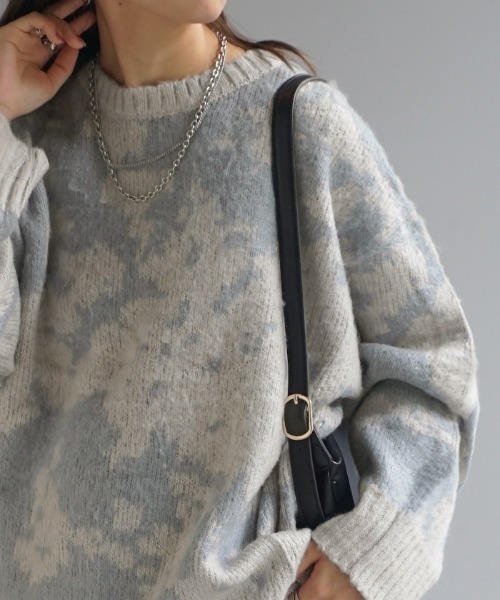 ニュアンス柄モヘアニット（ニット/セーター）｜HUG.U（ハグユー）の