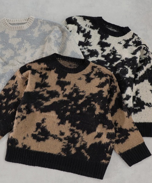 ニュアンス柄モヘアニット（ニット/セーター）｜HUG.U（ハグユー）の