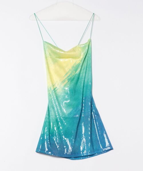 Desigual(デシグアル)の「VESTTURQUESA ワンピースノースリーブ(ワンピース・レディース・ブルー・S/M/L/XL/XS)」の5枚目の写真