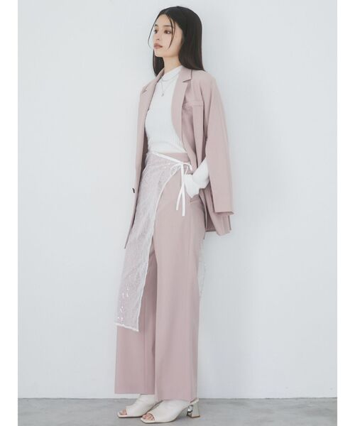 MURUA（ムルーア）の「レースラップクロス（ストール/ショール・レディース・ブラック/ホワイト・FREE）」の14枚目の写真