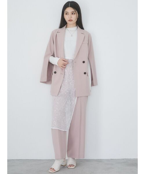 MURUA（ムルーア）の「レースラップクロス（ストール/ショール・レディース・ブラック/ホワイト・FREE）」の15枚目の写真