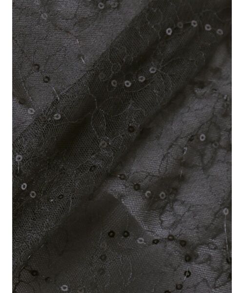 MURUA（ムルーア）の「レースラップクロス（ストール/ショール・レディース・ブラック/ホワイト・FREE）」の7枚目の写真