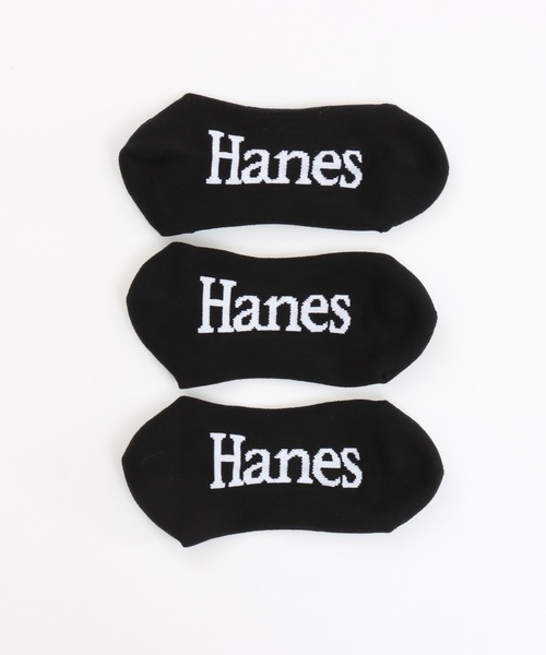 HANES(ヘインズ)の「【Hanes/ヘインズ】メンズ 【3足組】 スニーカーインソックス(ソックス/靴下・メンズ・ブラック・MEDIUM/SMALL)」の4枚目の写真