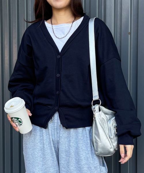 ISOOK カーディガン I-SOOK カーディガン 「ISOOK / アイスー」Vネックスウェット