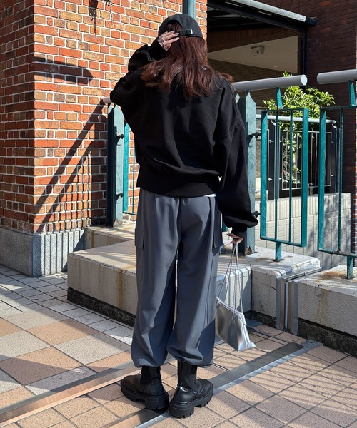 ISOOK / アイスー】Vネックスウェットカーディガン / ジャージ 長袖 春