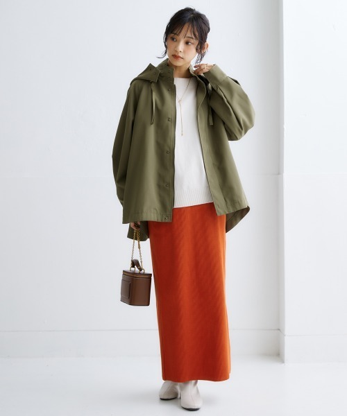 nissen(ニッセン)の「【花粉がつきにくい】編地切替ボートネックニット(ニット/セーター・レディース・ピンク/サックスブルー系/ミント/キナリ/ブラック/オレンジ/ライトグレー・LL/L/M/3L/S)」の22枚目の写真