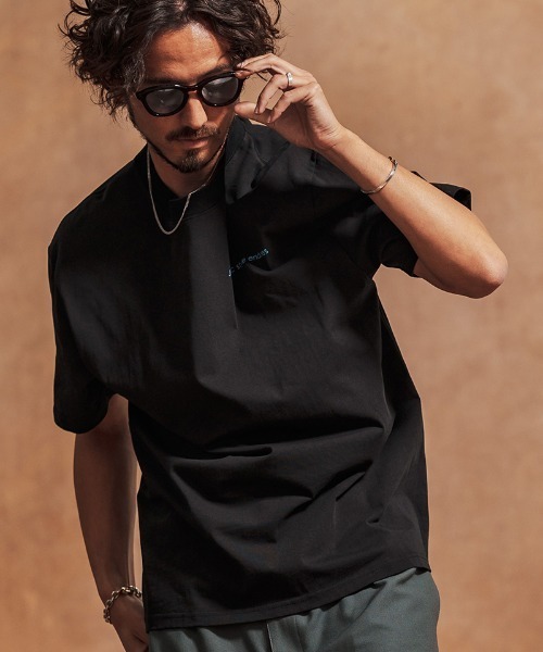 Jih Nunc(ジーヌンク)の「mt9432-オーガニックコットンプリントT Tシャツ(Tシャツ/カットソー・メンズ・ホワイト/ブラック・L/M/S)」の5枚目の写真