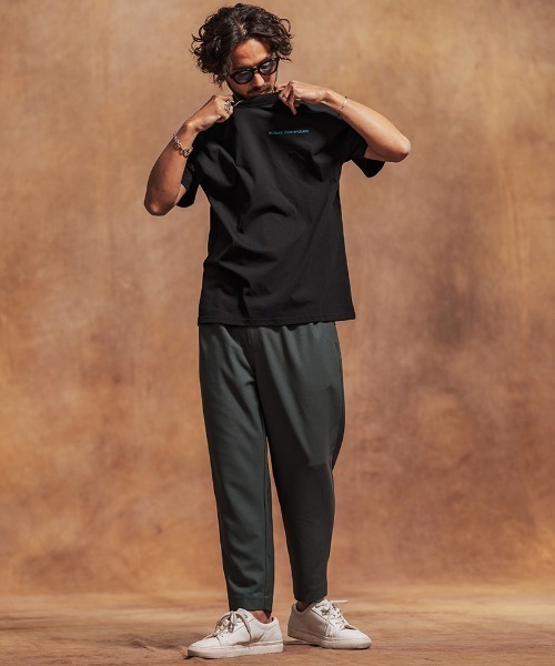 Jih Nunc(ジーヌンク)の「mt9432-オーガニックコットンプリントT Tシャツ(Tシャツ/カットソー・メンズ・ホワイト/ブラック・L/M/S)」の7枚目の写真