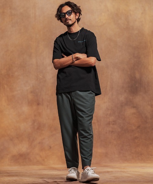 Jih Nunc(ジーヌンク)の「mt9432-オーガニックコットンプリントT Tシャツ(Tシャツ/カットソー・メンズ・ホワイト/ブラック・L/M/S)」の9枚目の写真
