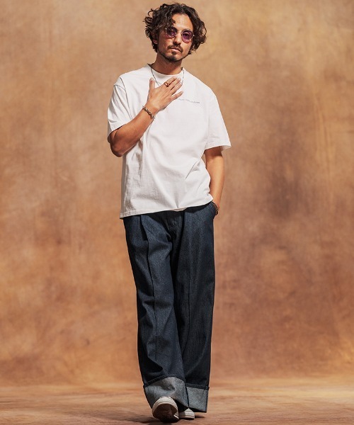 Jih Nunc(ジーヌンク)の「mt9432-オーガニックコットンプリントT Tシャツ(Tシャツ/カットソー・メンズ・ホワイト/ブラック・L/M/S)」の15枚目の写真