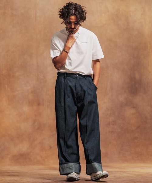 Jih Nunc(ジーヌンク)の「mt9432-オーガニックコットンプリントT Tシャツ(Tシャツ/カットソー・メンズ・ホワイト/ブラック・L/M/S)」の16枚目の写真